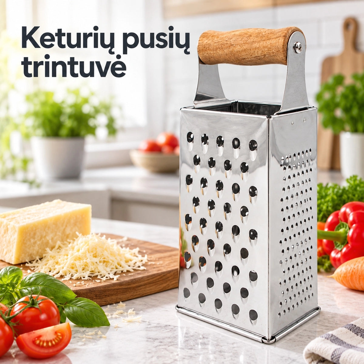 Keturių pusių nerūdijančio plieno tarka
