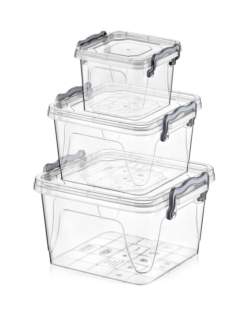 3 dalių kvadratinių dėžučių rinkinys Multi Box