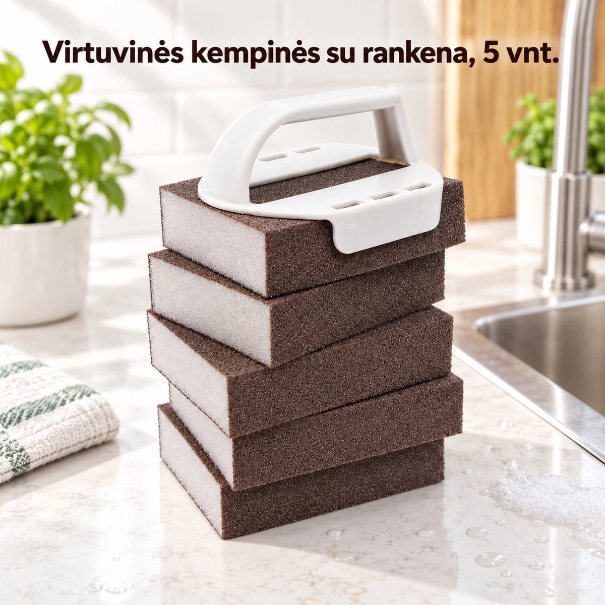 Aukštos kokybės valymo šveistukai, 5 vnt.