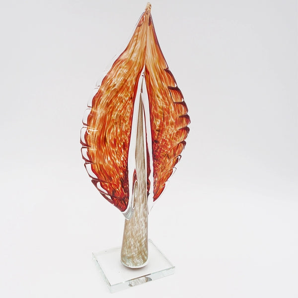 Dekoratyvinė stiklo skulptūra, 12×7×32.5 cm