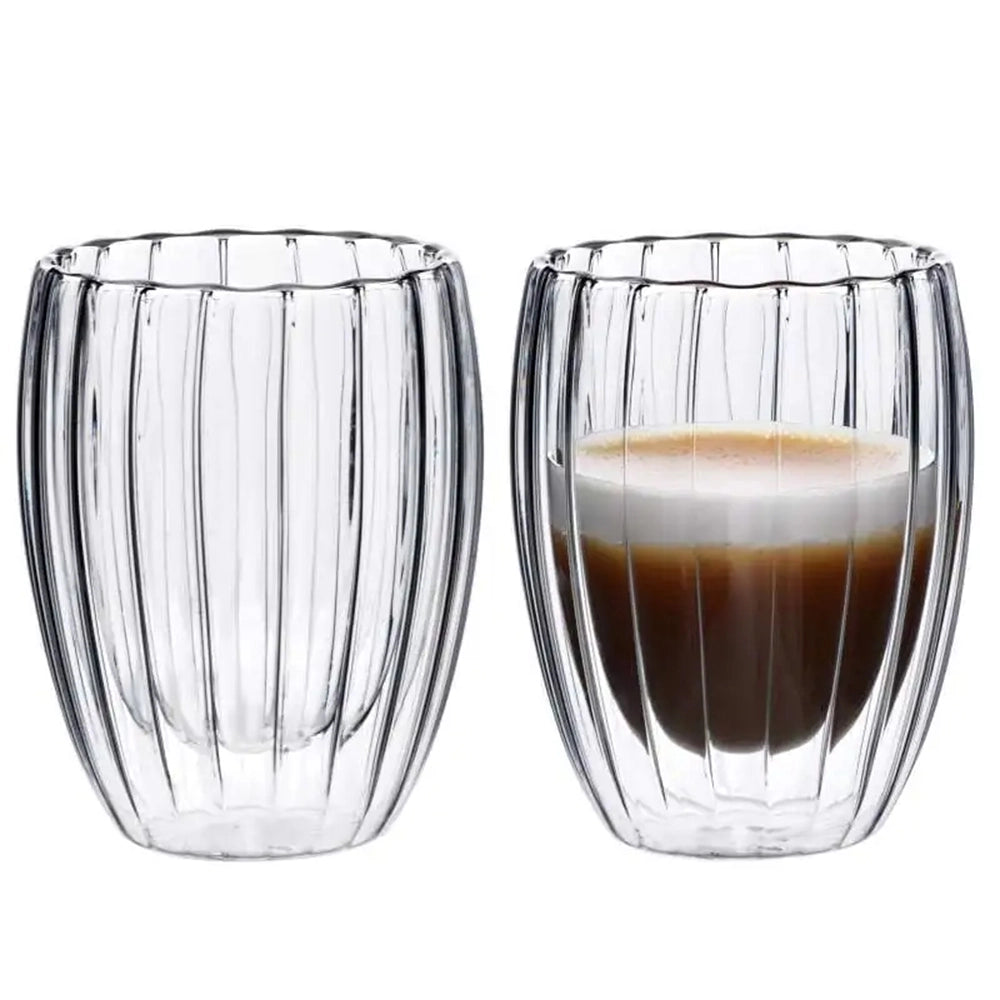 Dvigubo stiklo puodelis 250ML