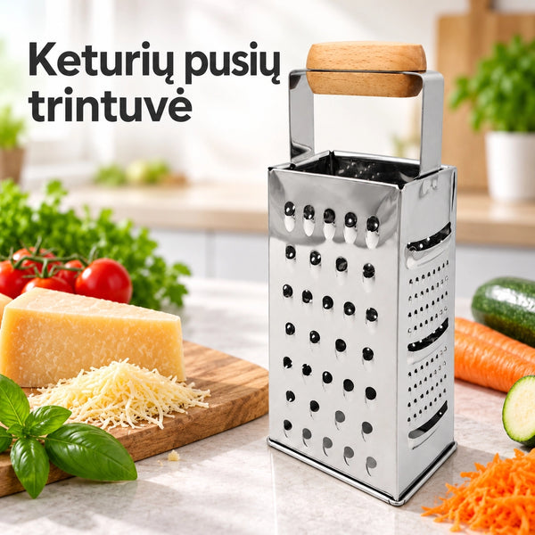 Keturių pusių nerūdijančio plieno tarka