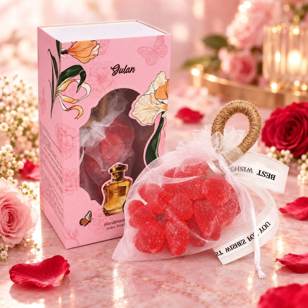 Kvapnus muilas „Raudonos braškės“