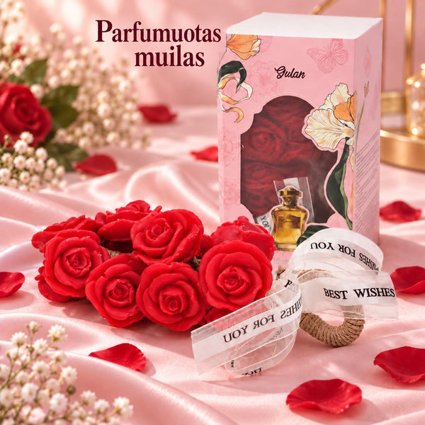 Kvapnus muilas „Raudonos rožės“