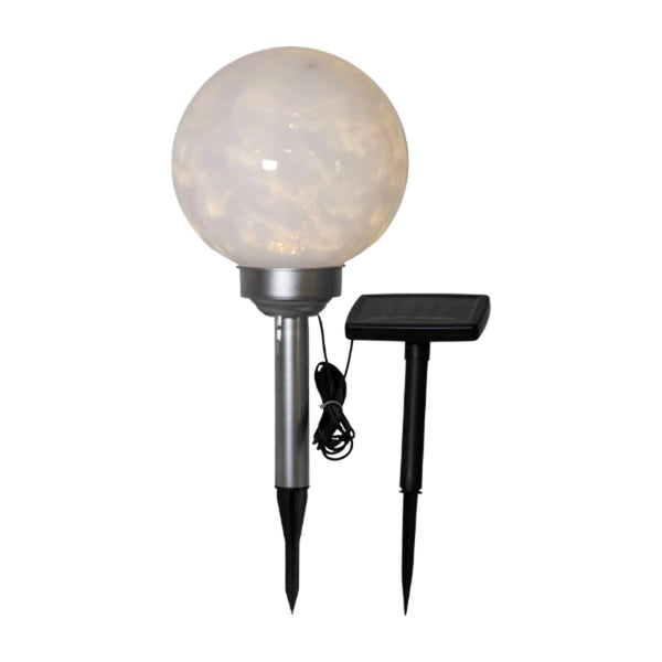 Lauko LED sodo lempa „Luna“ su saulės baterija (37 cm)