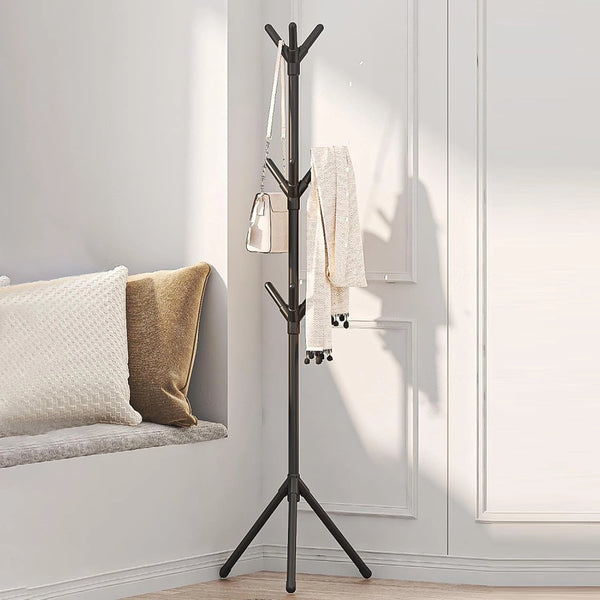 Pastatoma drabužių kabykla su kabliukais (170 cm)