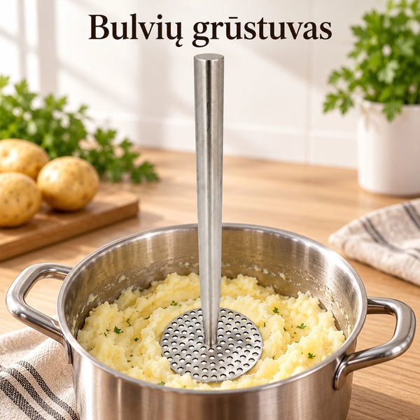 Profesionalus bulvių grūstuvas
